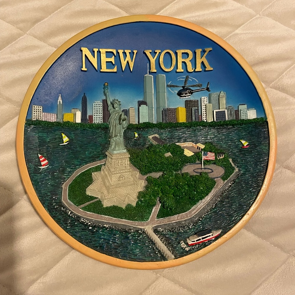 Decorative New York plate
